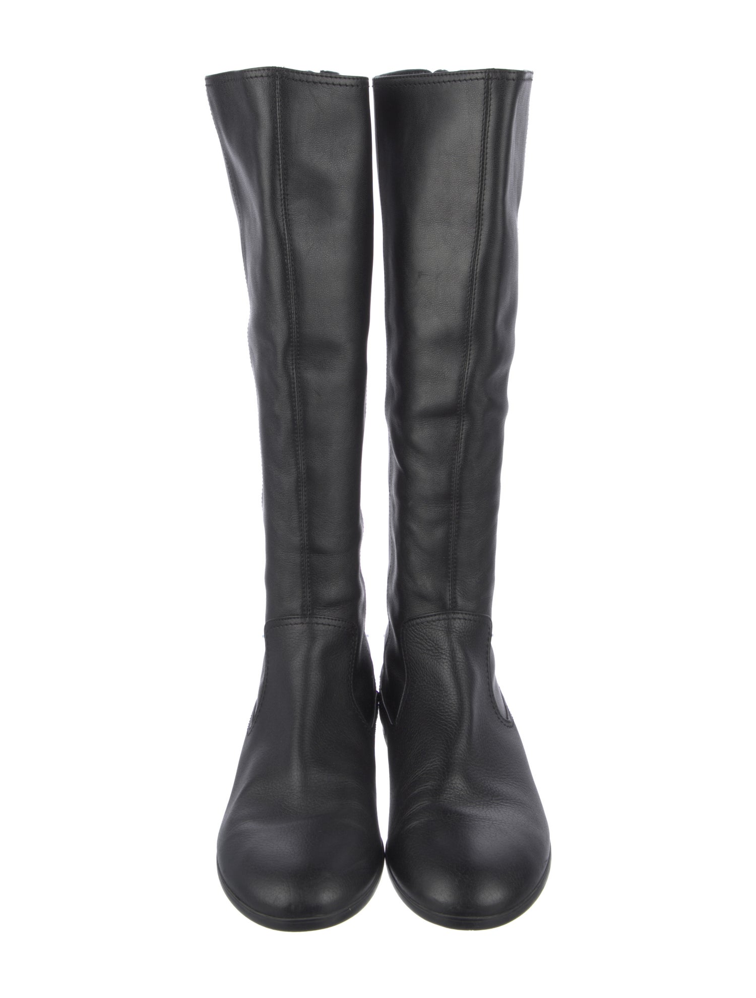 Gucci Web Accent Leather Boots